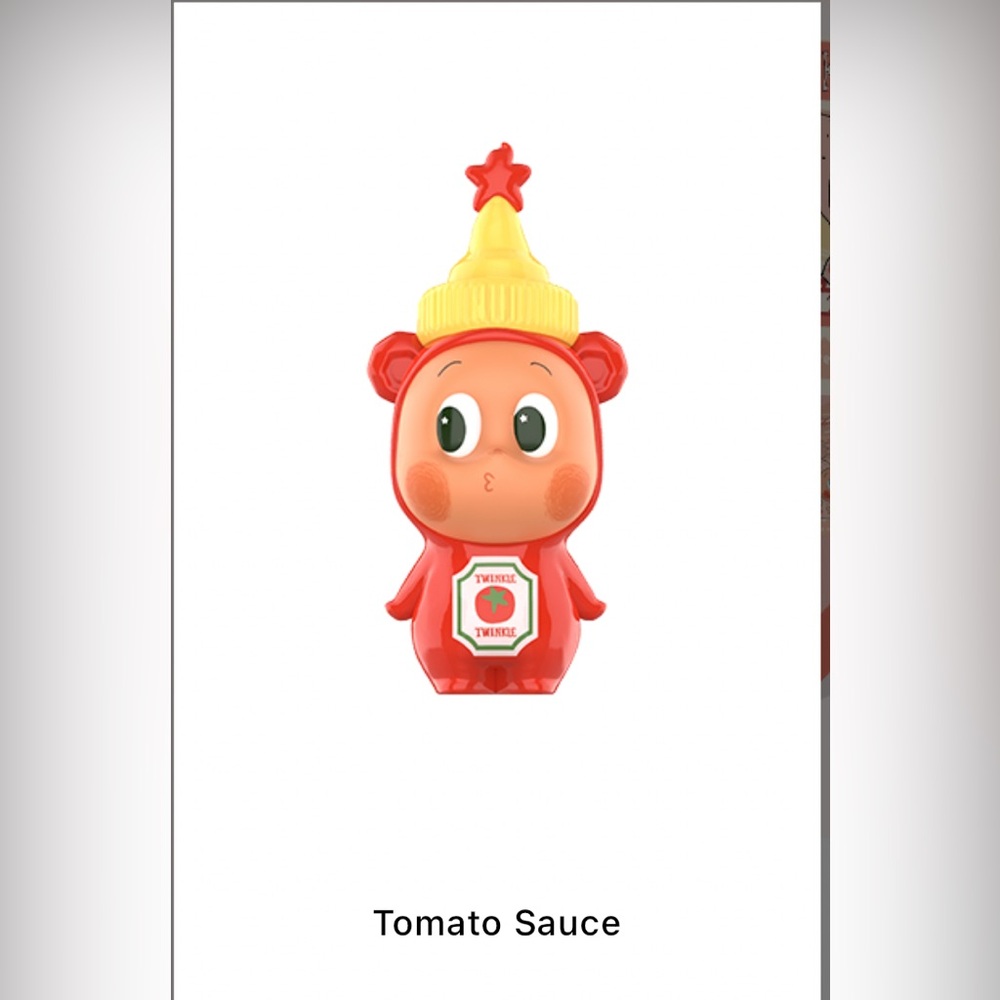 Pop Mart Twinkle Twinkle Create Your Taste Series Figures - Tomato Sauce